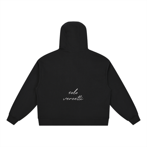Double Eye Button Placket Hoodie