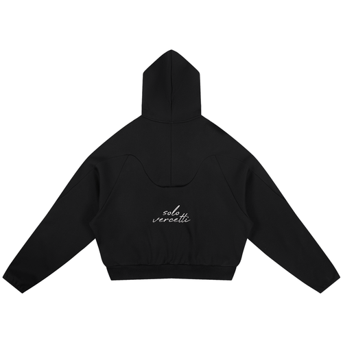 Curved Panel Raglan Hoodie